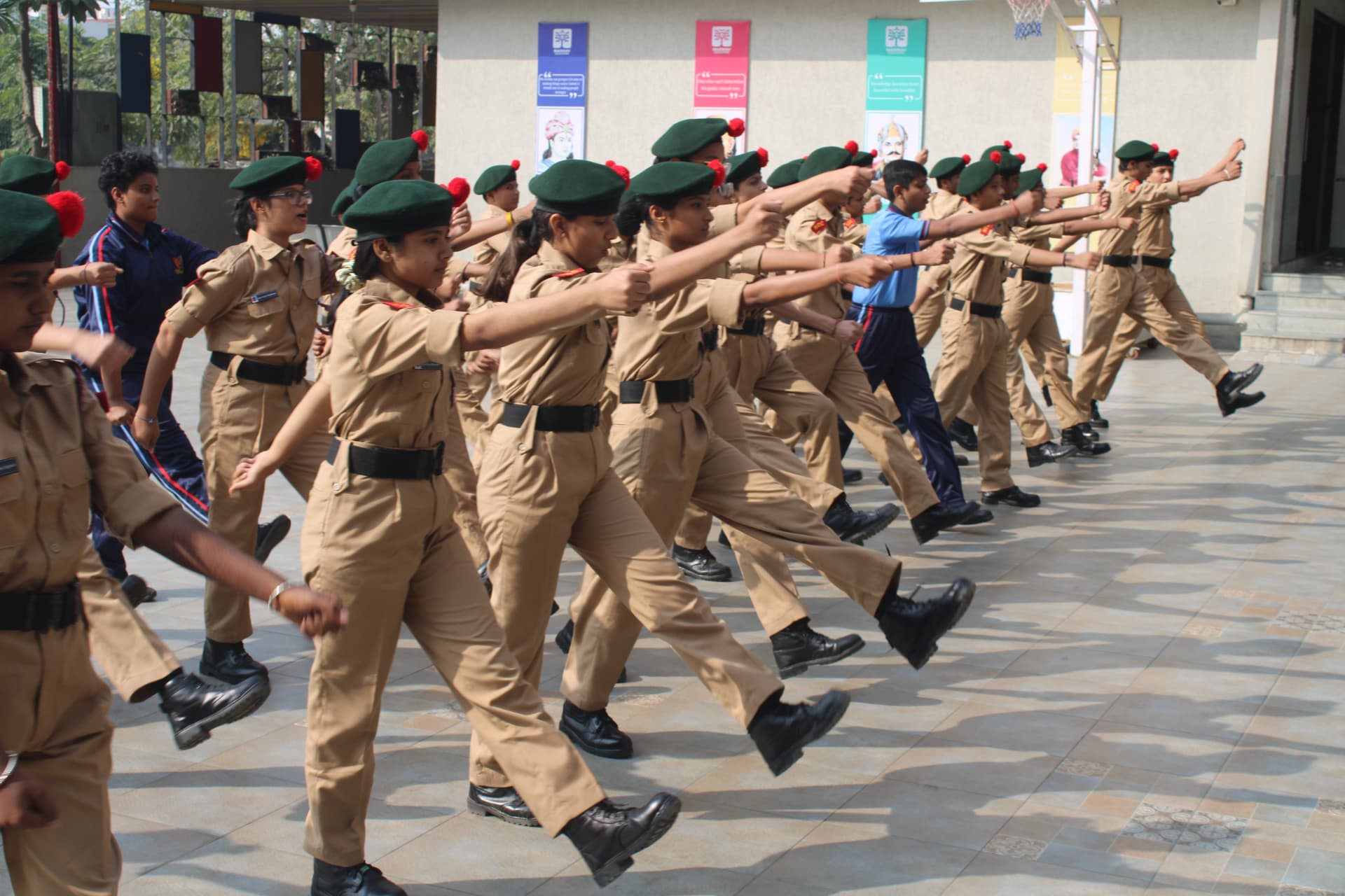 NCC march past