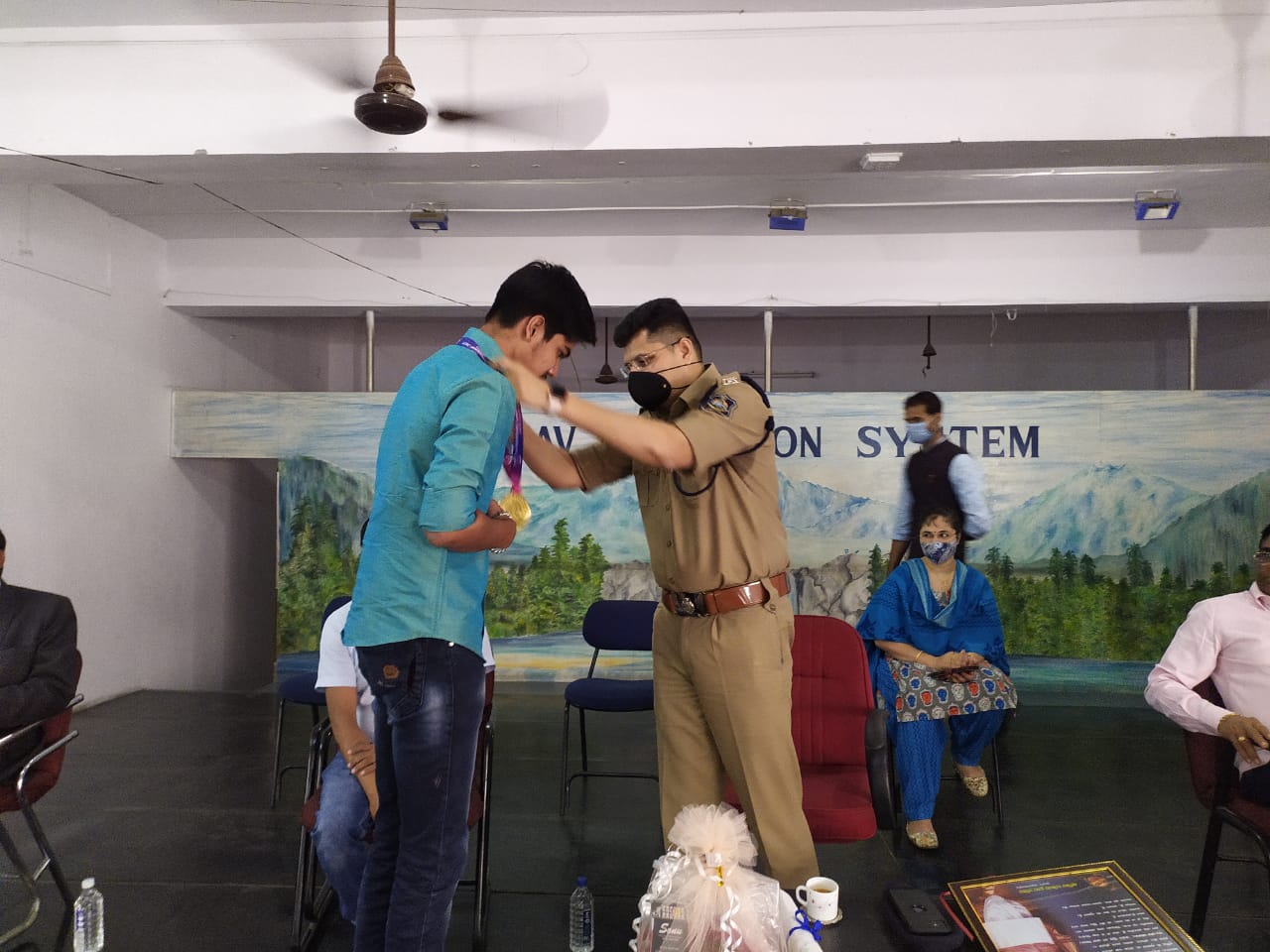 AN ENCOURAGING VISIT OF IPS OFFICER ACHAL TYAGI