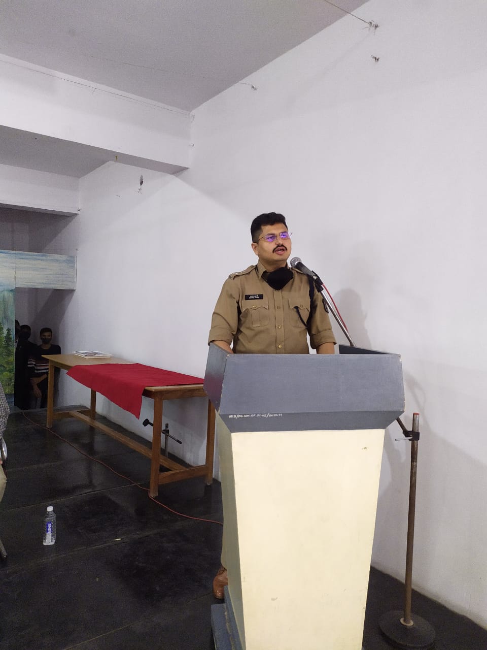 AN ENCOURAGING VISIT OF IPS OFFICER ACHAL TYAGI